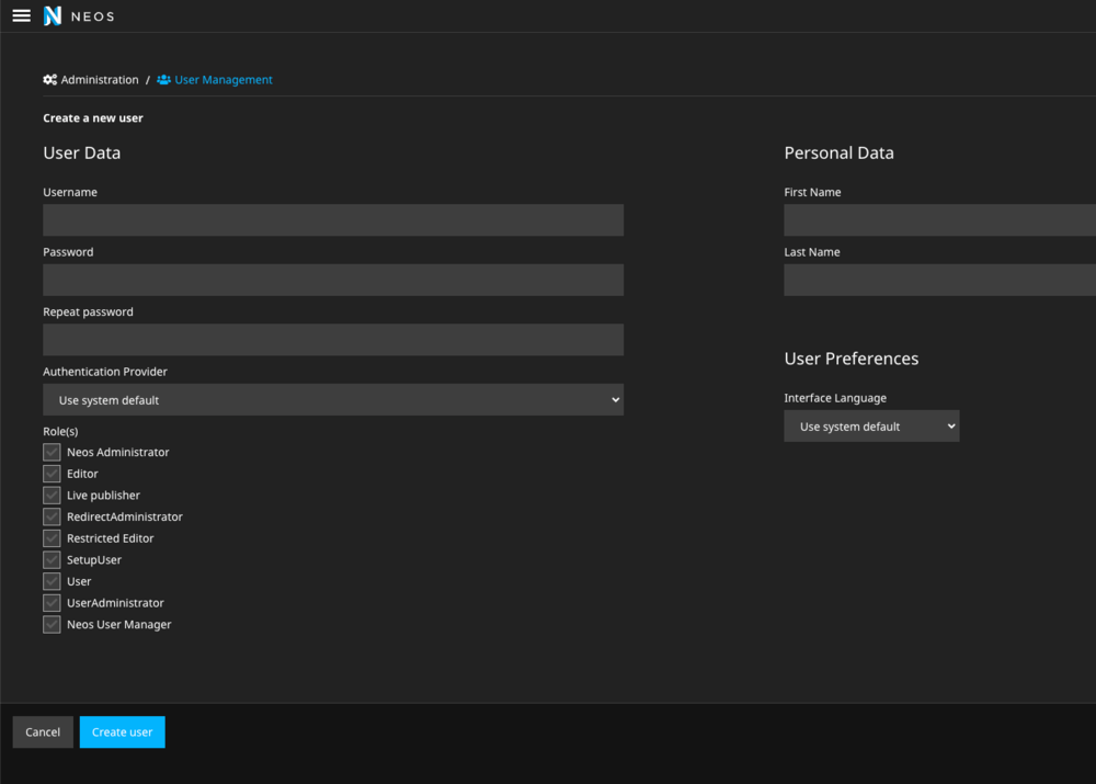 SEO in Neos CMS SEO Funktionen in Neos CMS